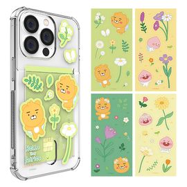 [S2B] Little Kakao Friends Hello Tiny Fairy Antibacterial Sticker Transparent Bulletproof Card Case - Card Storage, Jelly Case - Made in Korea